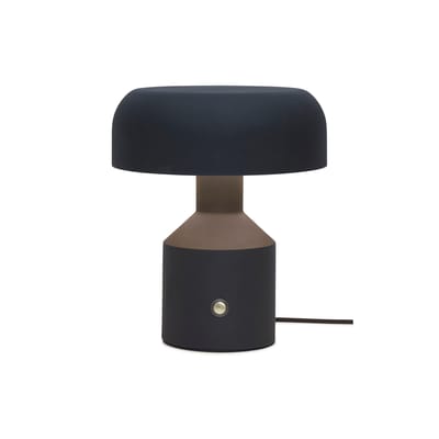 Lampe de table Porto métal noir / Ø 25 x H 29 cm - It's about Romi