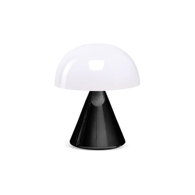 Lampe sans fil rechargeable Mina Mini LED métal plastique noir / H 8,3 cm / INDOOR - Lexon
