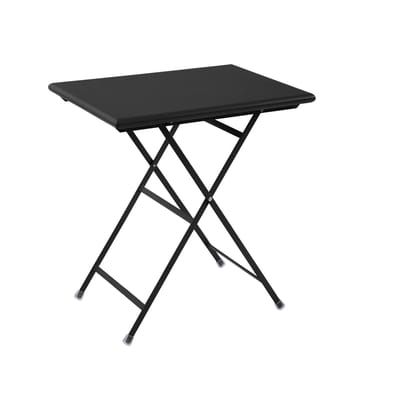 Table pliante Arc en Ciel métal noir / 70 x 50 cm - Emu