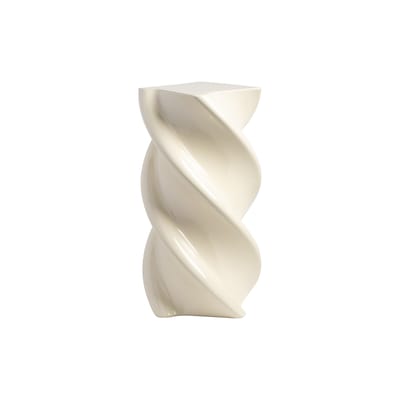 Table d'appoint Marshmallow matériau composite blanc / Ø 29,5 x H 54 cm - Fibre de verre - & kleveri