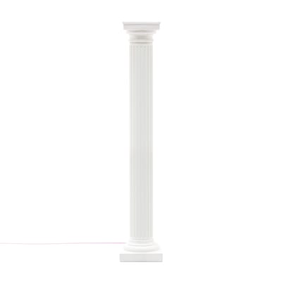 Lampadaire Las Vegas plastique blanc / 28 x 28 x H 190 cm - Seletti