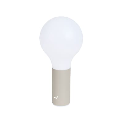 Lampe extérieur sans fil rechargeable Aplô LED métal gris - Fermob