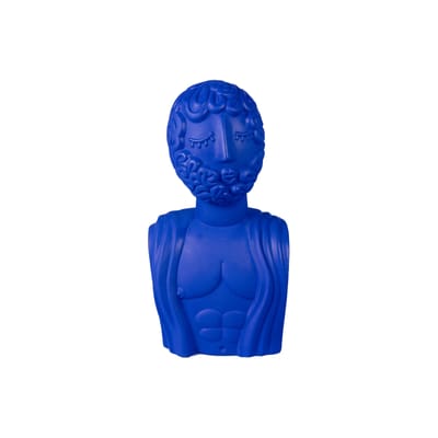 Sculpture Magna Graecia - Bust Man céramique bleu / H 45 cm / Terre cuite - Seletti