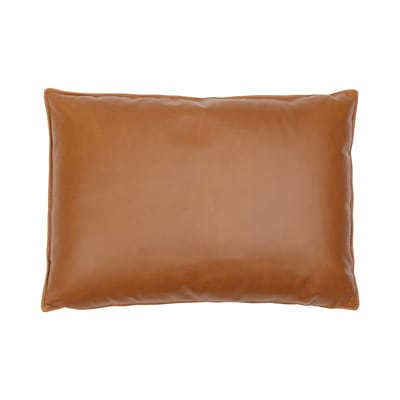 Coussin de dossier cuir marron / Pour canapé In Situ - 70 x 50 cm / Cuir - Muuto