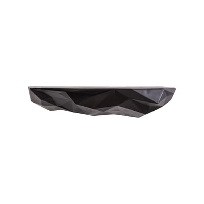 Etagère Space Rock plastique noir / Large - L 46 x P 22 x H 9,5 cm - Seletti