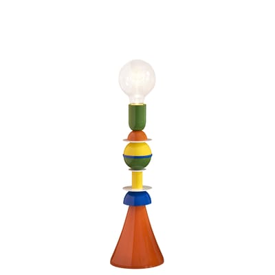 Lampe de table Otello métal multicolore / H 40 cm - Slide