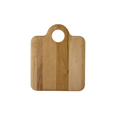 bloomingville - planche à découper en bois, acajou massif couleur bois naturel 29 x 26.21 2 cm made in design