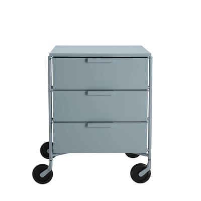Kartell Blue - Mobile Container Mobil - Recycled Thermoplastic Technopolymer - Designer Antonio Citterio Size 49