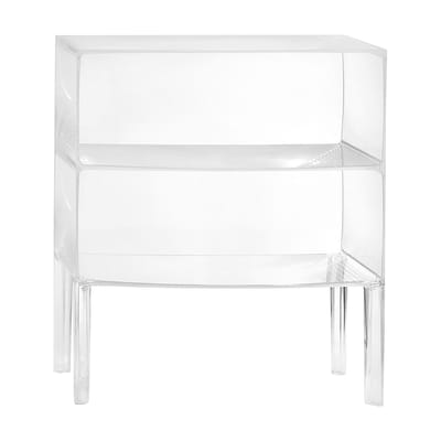 Commode Ghost Buster plastique transparent / L 68 x H 80 cm - Philippe Starck 2010 - Kartell