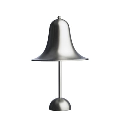 Lampe de table Pantop argent métal / Ø 23 cm - Verner Panton (1980) - Verpan