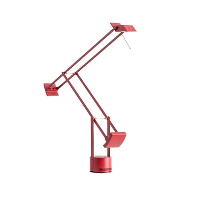 Lampe de table Tizio métal rouge / Edition 50e anniversaire - Richard Sapper, 1972 - Artemide