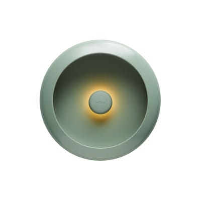 Lampe extérieur sans fil rechargeable Oloha Medium métal vert / Applique d'extérieur - Ø 30 cm - Fat