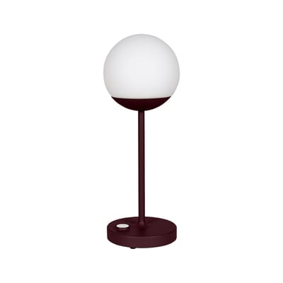 Lampe extérieur sans fil rechargeable Mooon! MAX LED métal verre violet / H 41 cm - Fermob