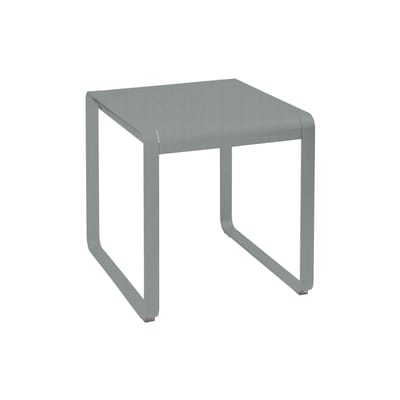 Table rectangulaire Bellevie métal gris / 74 x 80 cm - Fermob