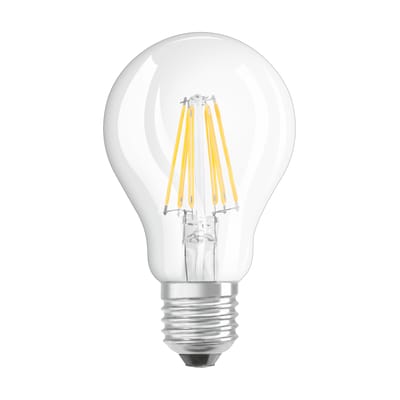 Ampoule LED E27 verre transparent / Standard claire - 7W=60W (2700K, blanc chaud) - Osram