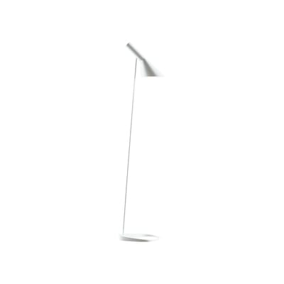 Lampadaire AJ métal blanc / H 130 cm - Arne Jacobsen, 1960 - Louis Poulsen