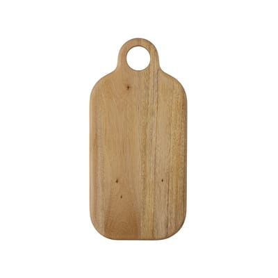bloomingville - planche à découper en bois, acajou massif couleur bois naturel 37 x 26.21 2 cm made in design