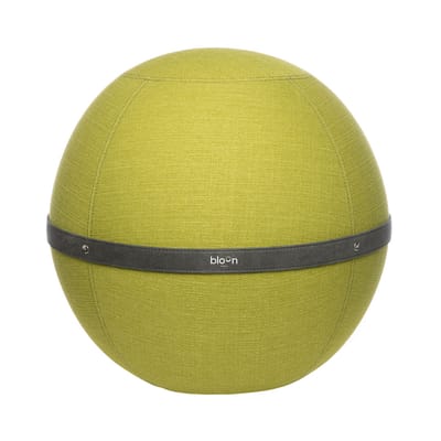 Pouf Ballon Original XL tissu vert / Siège ergonomique - Ø 65 cm - BLOON PARIS