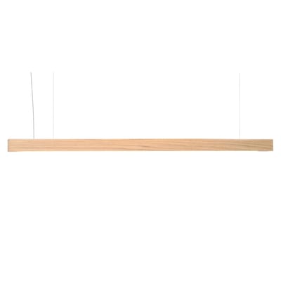 Suspension Led40 bois naturel / L 160 cm - Chêne - Tunto