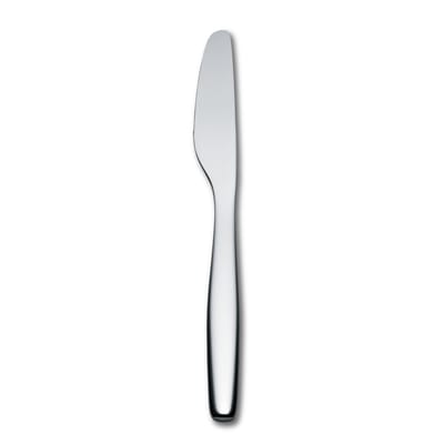 alessi - couteau de table itsumo en métal, acier inoxydable couleur métal 20.6 x 10.63 cm designer naoto fukasawa made in design