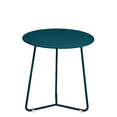 Table d'appoint Cocotte métal bleu / Tabouret - Ø 34 x H 36 cm - Fermob