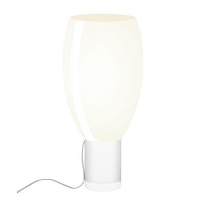 Lampe de table Buds 1 verre blanc / Ø 26 x H 56 cm - Foscarini