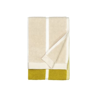marimekko - serviette de toilette serviettes en tissu, coton éponge couleur vert 12.16 x cm designer armi ratia made in design