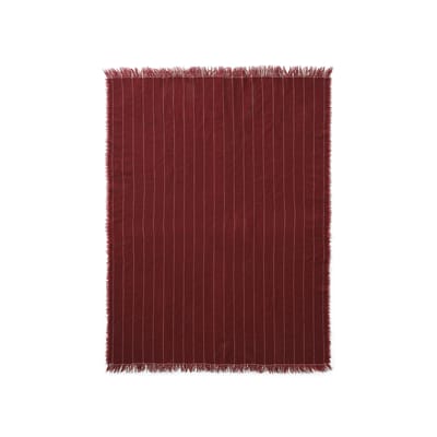 Plaid Battus tissu rouge / 130 x 185 cm - Audo Copenhagen