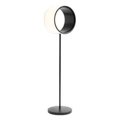 Lampadaire Lost LED plastique blanc noir / Ø 36 x H 140 cm - Magis