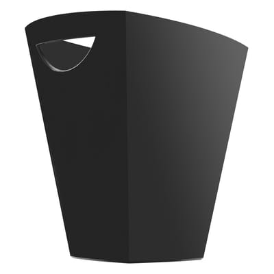 italesse - seau à glace pagoda en verre, verre acrylique couleur noir 20.7 x 21 24.7 cm designer archikò made in design