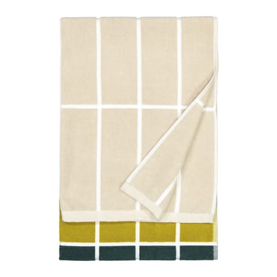 marimekko - serviette de bain serviettes en tissu, coton éponge couleur vert 12.16 x cm designer armi ratia made in design