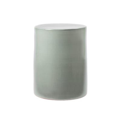 Table d'appoint Pawn céramique gris / Tabouret - Ø 37 x H 46 cm - Serax
