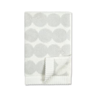 marimekko - serviette de toilette serviettes en tissu, coton éponge couleur beige 10.63 x cm designer maija louekari made in design