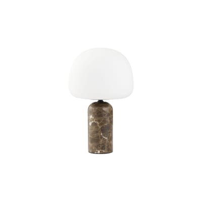 Lampe de table Kin LED pierre marron / Ø 20 x H 33 cm - Northern