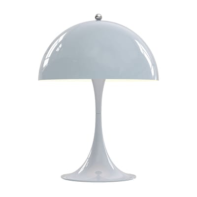 Lampe de table Panthella 250 métal bleu / LED - Ø 25 x H 33,5 cm / Verner Panton, 1971 - Louis Pouls
