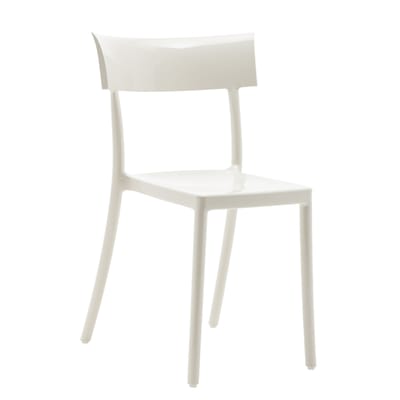 Chaise empilable Generic Catwalk plastique blanc - Kartell