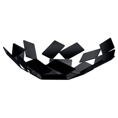 Corbeille La Stanza dello Scirocco métal noir / Ø 24 x H 6 cm - Mario Trimarchi, 2009 - Alessi