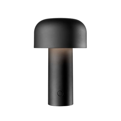 Lampe sans fil rechargeable Bellhop plastique noir / USB - Barber & Osgerby, 2018 - Flos