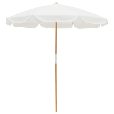 Parasol The Amalfi tissu blanc / Ø 230 cm - BUSINESS & PLEASURE