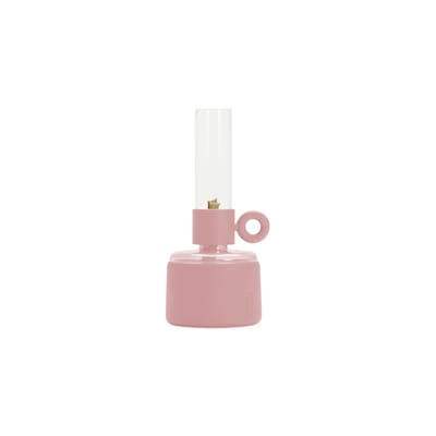 fatboy - lampe à huile flamtastique en plastique, verre borosilicaté couleur rose 22.89 x 22.5 cm made in design