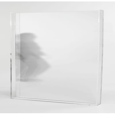 Miroir mural Only me plastique transparent / L 50 x H 50 cm - Philippe Starck, 2012 - Kartell
