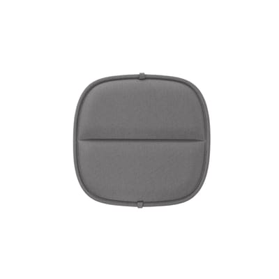 Accessoire tissu gris noir / Coussin assise pour fauteuil HiRay - Recyclé - Kartell