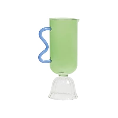 Klevering Green & - Carafe Tulip - Glass Size 8.5