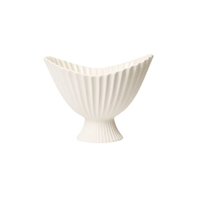 Coupe Fountain Medium céramique blanc / 28 x 24 x H 19 cm - Ferm Living