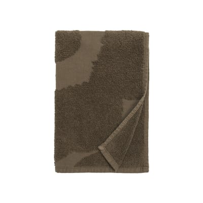 marimekko - serviette de toilette serviettes en tissu, coton éponge couleur beige designer maija isola made in design