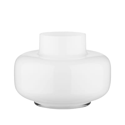 Vase Urna verre blanc / Ø 30 x H 21 cm - Marimekko