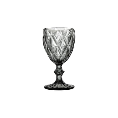 bloomingville - verre à vin verres & carafes gris 9 x 17 cm