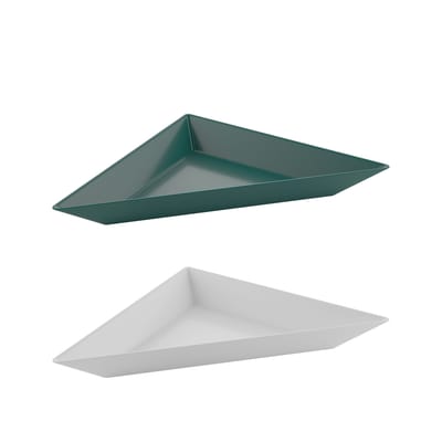 koziol - coupelle tangram en plastique couleur vert 14.42 x 3.2 cm designer jungmann made in design