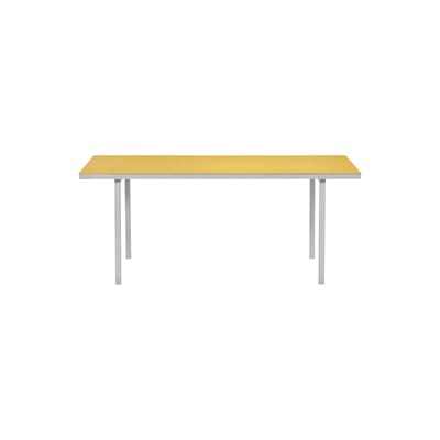 Table rectangulaire Alu table métal jaune / 180 x 85 cm - (indoor/outdoor) - valerie objects