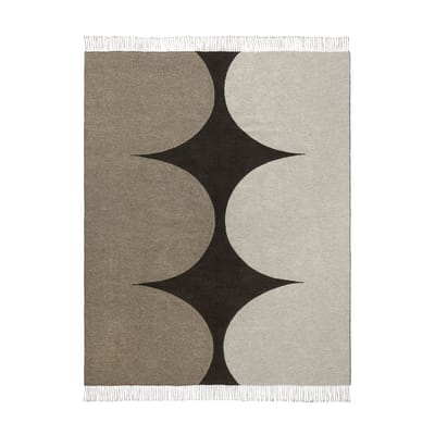 marimekko - plaid plaids en tissu, polyamide couleur beige 130 x 170 0.2 cm designer maija isola made in design